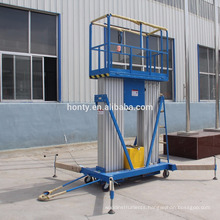 Easy operation Small Aerial Mobile One Man Scissor Lift home Cleaning Elevator Alumium Lift Aerial Personal Lift-Leader